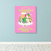 Elf der Film | Der beste Weg Weihnachten zu verbre Leinwanddruck (Insitu (Holzboden))