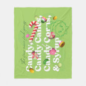 Elf der Film | Die vier Hauptnahrungsgruppen Fleecedecke (Vorderseite)