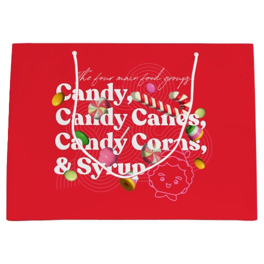 Elf der Film | Die vier Hauptnahrungsgruppen Große Geschenktüte (Vorderseite)