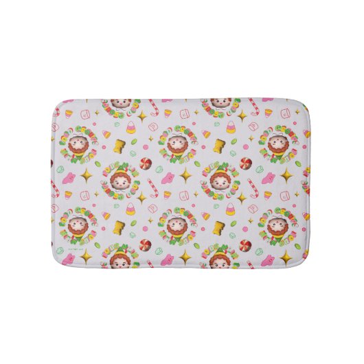 Elf der Film | Muster für vier Hauptnahrungsgruppe Badematte (Vorderseite)