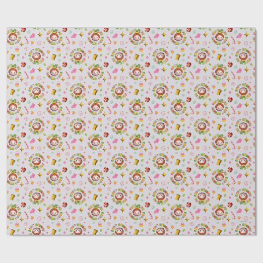 Elf der Film | Muster für vier Hauptnahrungsgruppe Geschenkpapier (Flach)