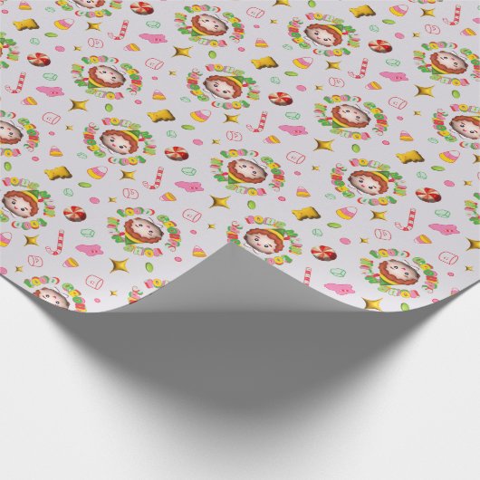 Elf der Film | Muster für vier Hauptnahrungsgruppe Geschenkpapier (Ecke)