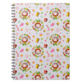 Elf der Film | Muster für vier Hauptnahrungsgruppe Notizblock (Vorderseite)