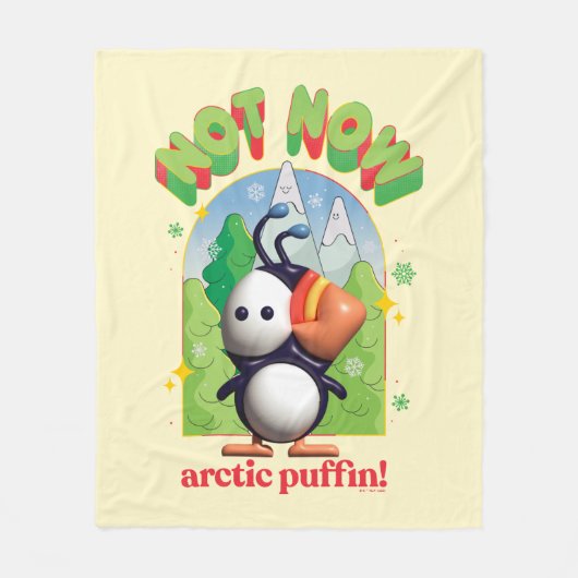 Elf der Film | Nicht jetzt arktischer Puffin! Fleecedecke (Vorderseite)