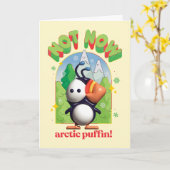 Elf der Film | Nicht jetzt arktischer Puffin! Karte (Gelbe Blume)
