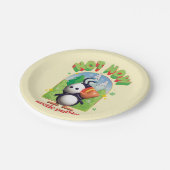 Elf der Film | Nicht jetzt arktischer Puffin! Pappteller (Schrägansicht)