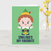 Elf der Film | Niedlich Buddy Karte (Gelbe Blume)