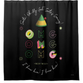 Elf der Film | Santa OMG Duschvorhang (Vorderseite)