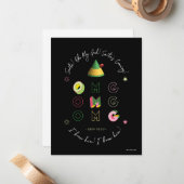 Elf der Film | Santa OMG Mitteilungskarte (Vorderseite/Rückseite Beispiel)