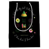 Elf der Film | Santa OMG Mittlere Geschenktüte (Vorderseite)