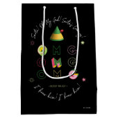 Elf der Film | Santa OMG Mittlere Geschenktüte (Rückseite)