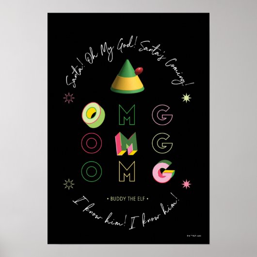 Elf der Film | Santa OMG Poster (Vorne)