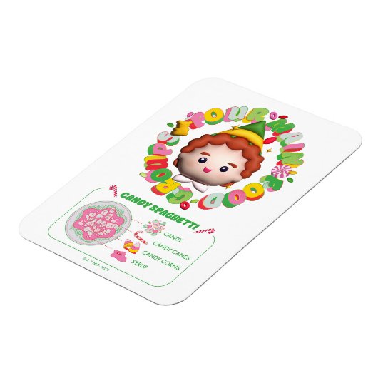 Elf der Film | Vier Hauptnahrungsgruppen Magnet (Linke Seite)