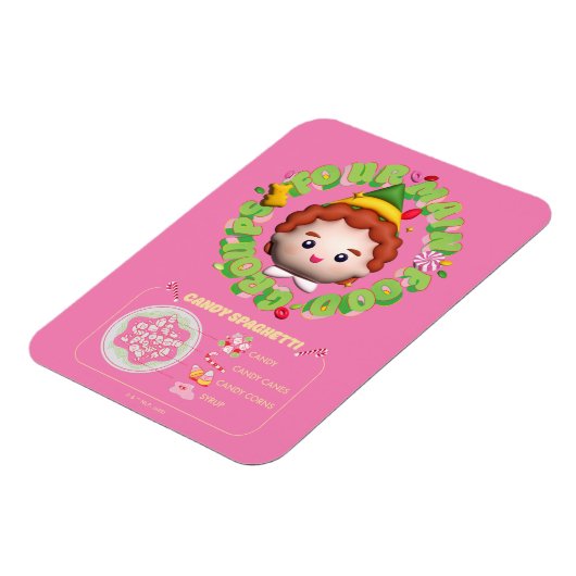 Elf der Film | Vier Hauptnahrungsgruppen Magnet (Linke Seite)