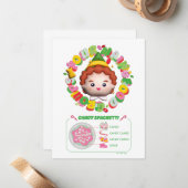 Elf der Film | Vier Hauptnahrungsgruppen Mitteilungskarte (Vorderseite/Rückseite Beispiel)