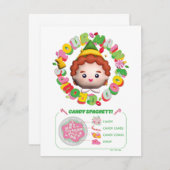 Elf der Film | Vier Hauptnahrungsgruppen Mitteilungskarte (Vorne/Hinten)