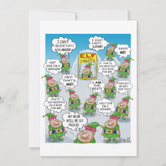 Elf des Monats Feiertagskarte