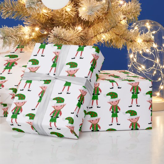 Elf Design Weihnachten Geschenkpapier (Feiertage)