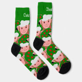 Elf Design Weihnachten Socken (Rechts)