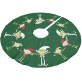 Elf Design - Weihnachtsbaumrock Polyester Weihnachtsbaumdecke (Schrägansicht)