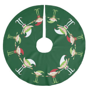 Elf Design - Weihnachtsbaumrock Polyester Weihnachtsbaumdecke