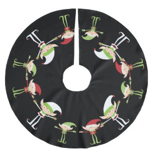 Elf Design - Weihnachtsbaumrock Polyester Weihnachtsbaumdecke