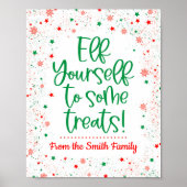 Elf dich selbst, einige Leckereien unterschreiben Poster (Vorne)