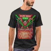 Elf DJ Silent Night Remix T-Shirt (Vorderseite)