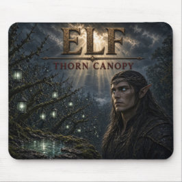 Elf Dornendach dunkler Realismus Mousepad
