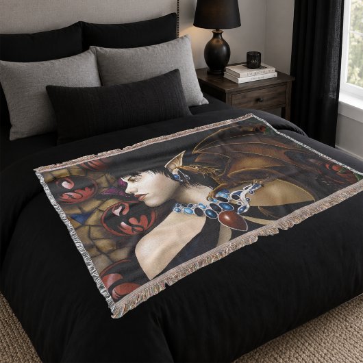 Elf Dragon Butterfly Fantasy Decke