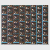 Elf Dragon Butterfly Fantasy Geschenkpapier (Flach)