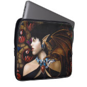 Elf Dragon Butterfly Fantasy Laptopschutzhülle (Vorne Rechts)