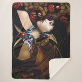 Elf Dragon Butterfly Fantasy Sherpadecke (Vorderseite)