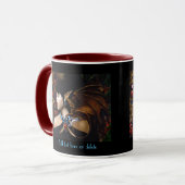Elf Dragon Butterfly Fantasy Tasse (Vorderseite Links)