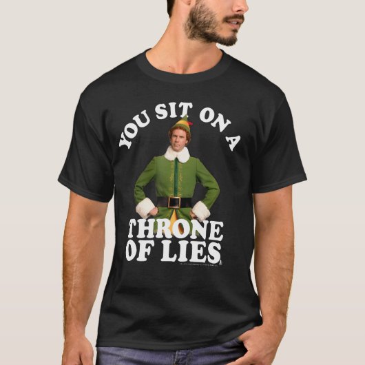 Elf du sitzt auf einem Thron T-Shirt (Vorderseite)