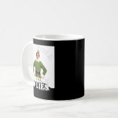 Elf du sitzt auf einem Thron von Lies Kaffeetasse (Vorderseite Links)