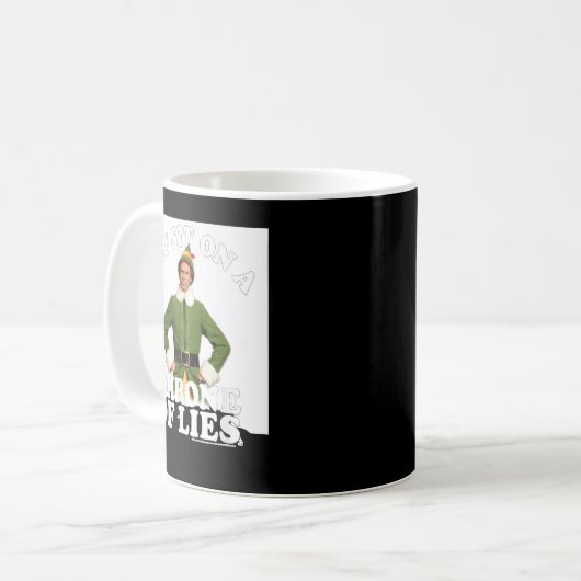 Elf du sitzt auf einem Thron von Lies Kaffeetasse (Vorderseite Links)