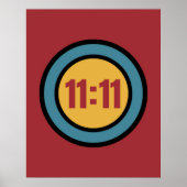 Elf Elf 11:11 Engel-Nummer-Poster Poster (Vorne)
