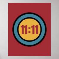 Elf Elf 11:11 Engel-Nummer-Poster