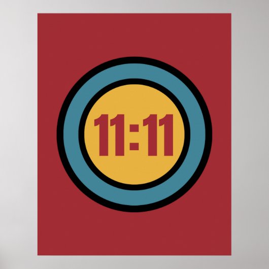 Elf Elf 11:11 Engel-Nummer-Poster Poster (Vorne)