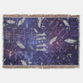 Elf elf Numerologie Muster Angel Feathers #1 Decke (Vorderseite)