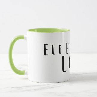 Elf Energy: Low Funny, Exhausted Mug Tasse