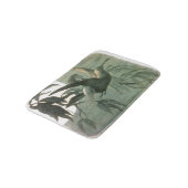 Elf Fairies Elves Moon Night Scene Bird Flying Badematte (Schrägansicht)