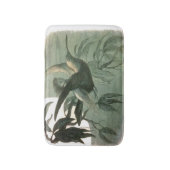 Elf Fairies Elves Moon Night Scene Bird Flying Badematte (Vorderseite Vertikal)