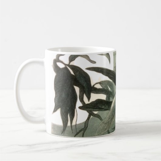 Elf Fairies Elves Moon Night Scene Bird Flying Kaffeetasse (Links)