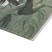 Elf Fairies Elves Moon Night Scene Bird Flying Schneidebrett (Ecke)