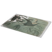 Elf Fairies Elves Moon Night Scene Bird Flying Schneidebrett (Ecke)