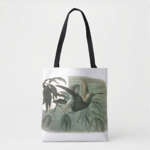 Elf Fairies Elves Moon Night Scene Bird Flying Tasche