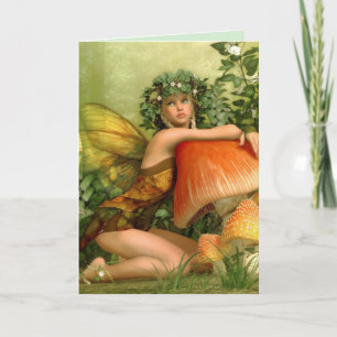 ELF FAIRL GIRL FANTASY ART GEBURTSTAGSKARTEN KARTE
