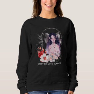 Elf Fairy Sei du selbst Inspirierend Zitat Wasserf Sweatshirt